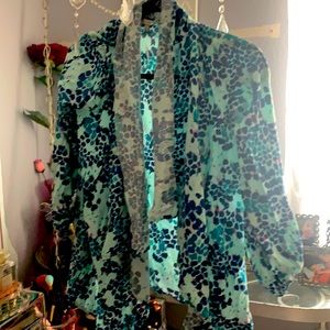 Calvin Klein Open Blouse XL